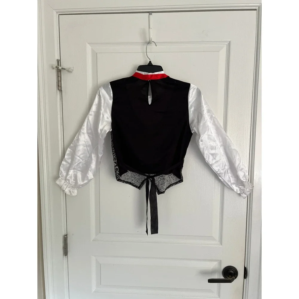 Spirit Halloween Boys Vampire Costume M 7-10 Gothic Victorian Vest Pants Cravat